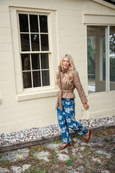 WILDFLOWER DENIM PANTS
